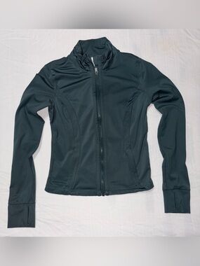 90 Degrees by Reflex workout jacket teal small